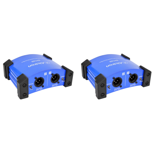 2X DI120 Two-Way Passive DI Box Impedance Converter BOX Stage Effect Device