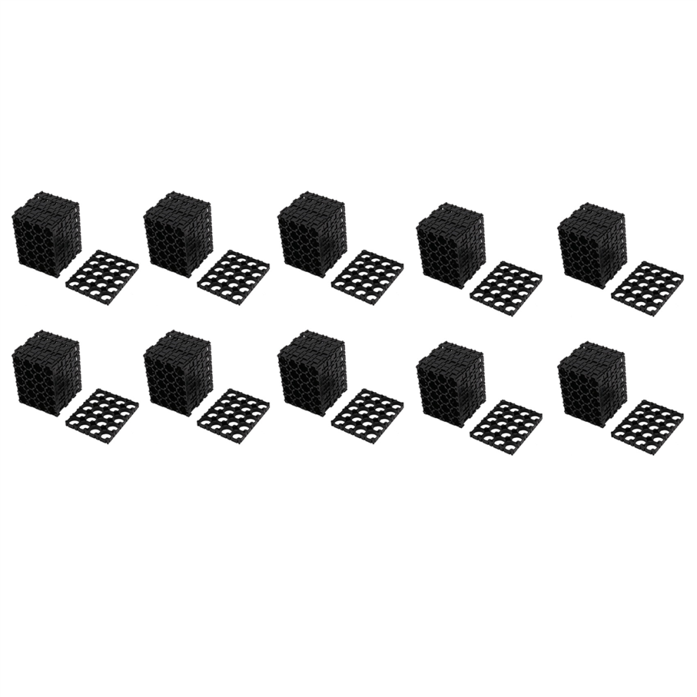 100Pc 18650 Battery 4X5 Cell Spacer Radiating Shell Plastic Holder Bracket 18.4Mm 4851689869473