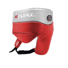 (Red/Silver, X-Large) Rival NFL100 Professional Boxing Groin Guard