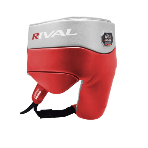 (Red/Silver, X-Large) Rival NFL100 Professional Boxing Groin Guard