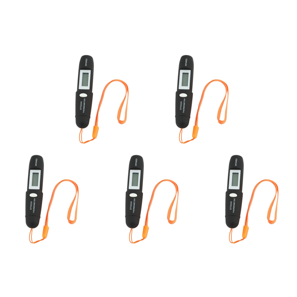 Jojomino 5X Non-Contact Mini Infrared Thermometer Ir Temperature Measuring Digital Lcd Display Pen Dt8220