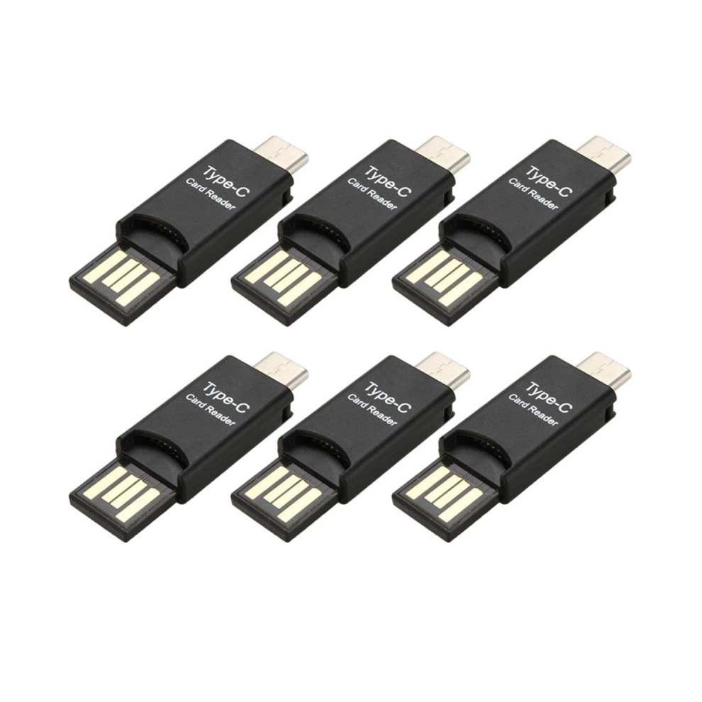 6X Usb 3.1 Type C Usb-C To Micro-Sd Tf Card Reader Adapter For Pc Cellphone 4852495060450