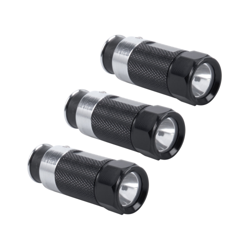 3Pcs Mini LED Flashlights Car Lighter Rechargeable Flashlight 1