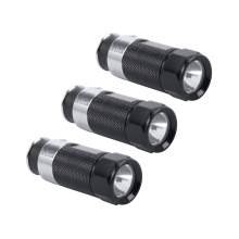 3Pcs Mini LED Flashlights Car Lighter Rechargeable Flashlight