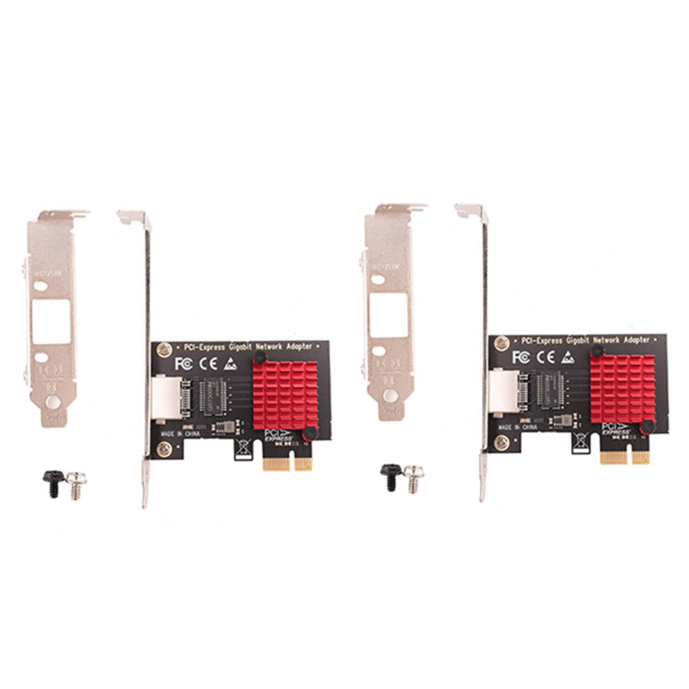 2X Pcie Card Gigabit Network 10/100/1000Mbps Rj45 Wired Pci-E Adapter Lan 4852495061112