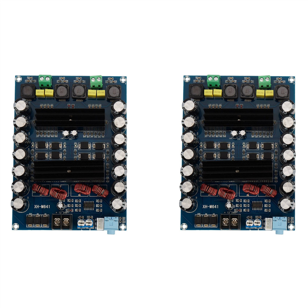 Photos - Car Amplifier Jojomino 2X XH-M641 TPA3116D2 DC12V 24V 150W x 2 Audio Digital High Power Channels  with Boost Board G2-010 