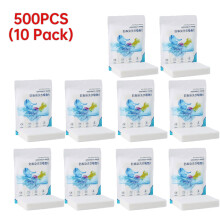 (500PCS-10Pack) 50-1000PCS Colour Catcher Sheet Color Absorption Paper Anti Cloth Dyed Leaves Laundry Color Run Remove Sheet Washing Accessories