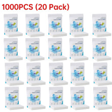 (1000PCS-20Pack) 50-1000PCS Colour Catcher Sheet Color Absorption Paper Anti Cloth Dyed Leaves Laundry Color Run Remove Sheet Washing Accessories