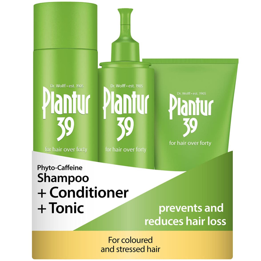 146963 Plantur 39 Caffeine Shampoo,Conditioner, Tonic Prevent Reduce Hair Los