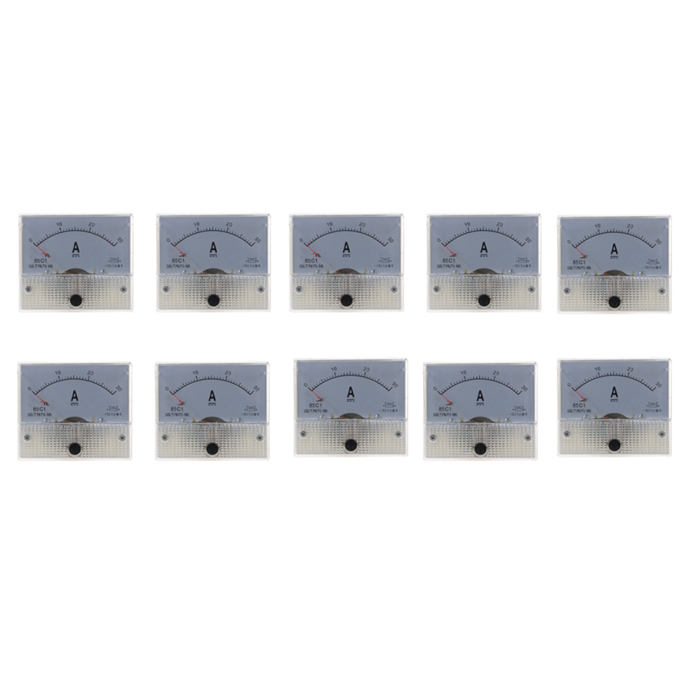 10X 85C1 Analog Current Panel Meter Dc 30A Amp Ammeter 4852495064137