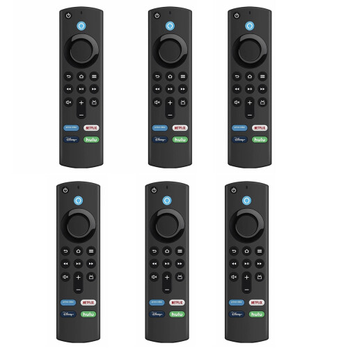 2X Replacement Voice Remote Control L5B83G for 3Nd Gen Fire Lite 4K 1