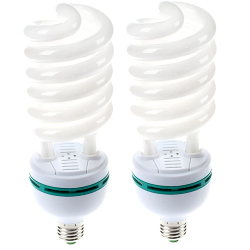 Jojomino 2X 105W (525W Equiv) 5500K Photography Daylight E27 Fitting Cfl Bulb