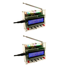 2X DIY DC 5V Digital Radio Kit Parts TDA5807 51 Single-Chip FM Sound Machine STC89C52 Chip 87MHZ-108MHZ