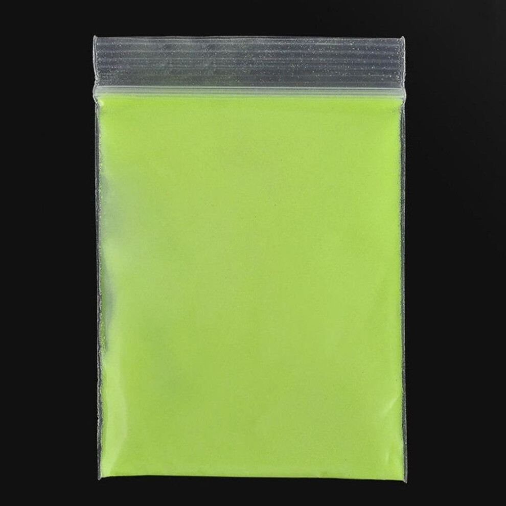 (yellow) Glow In The Dark Environmental Fluorescent Powder Diy Pigment Tool