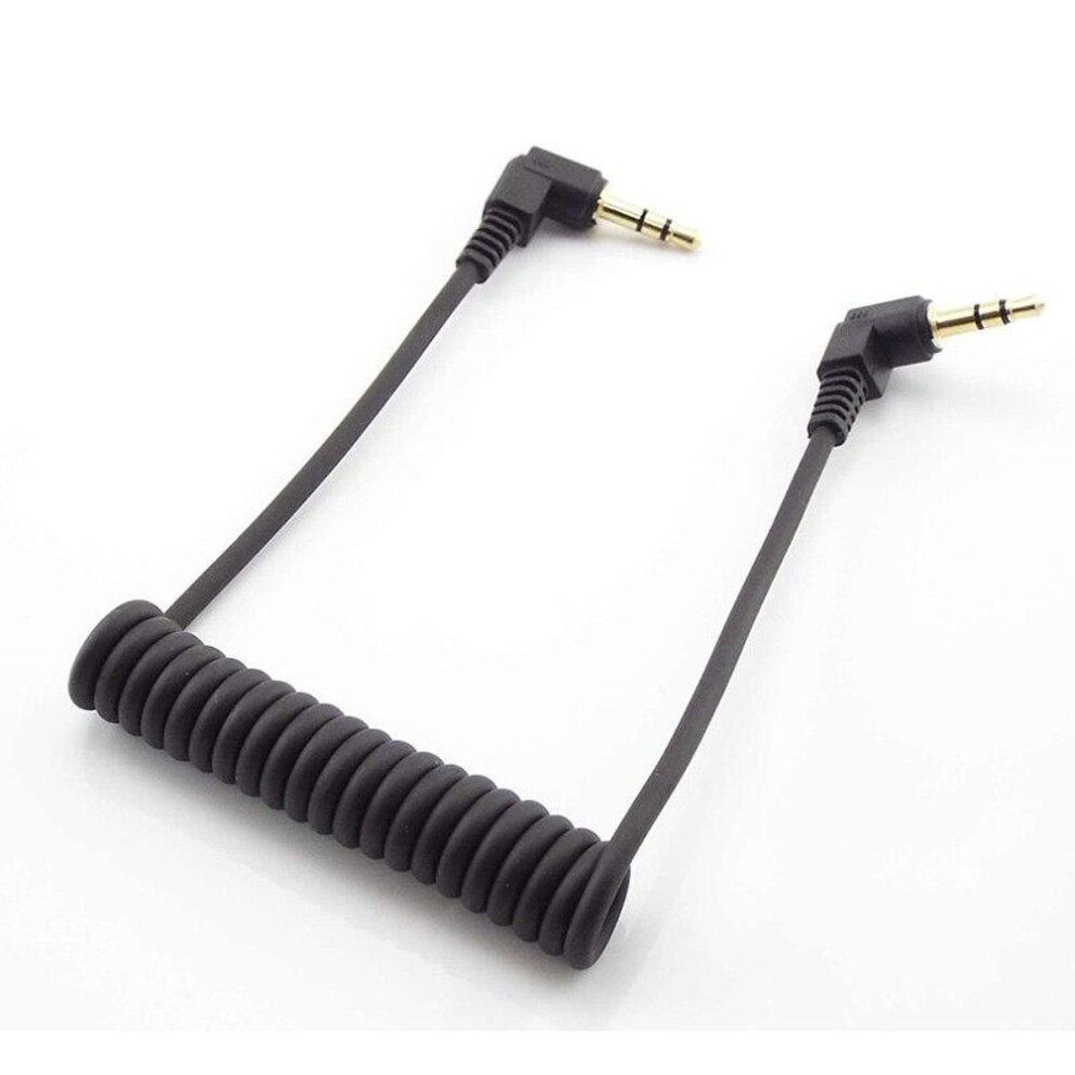 3.5mm Double Male Jack Plug 3 Pole Stereo End 90 Degree Car Aux Speaker Wire Spring Audio Cable For Mp3 Mobile Phone