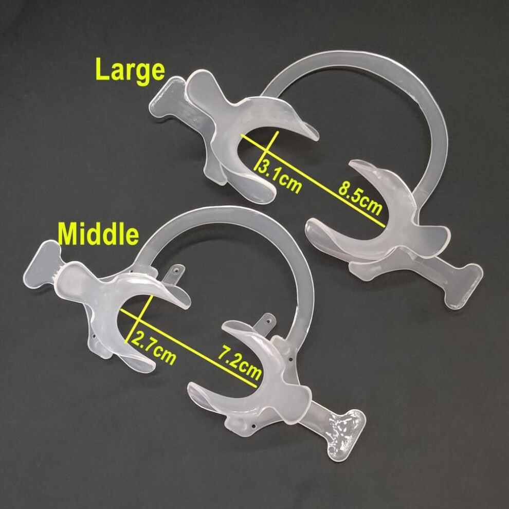 (4 pieces mixed) Dental Orthodontic C Type Tooth Intraoral Lip Cheek Retractor Mouth Opener Orthodontic Material Teeth Whitening Tool