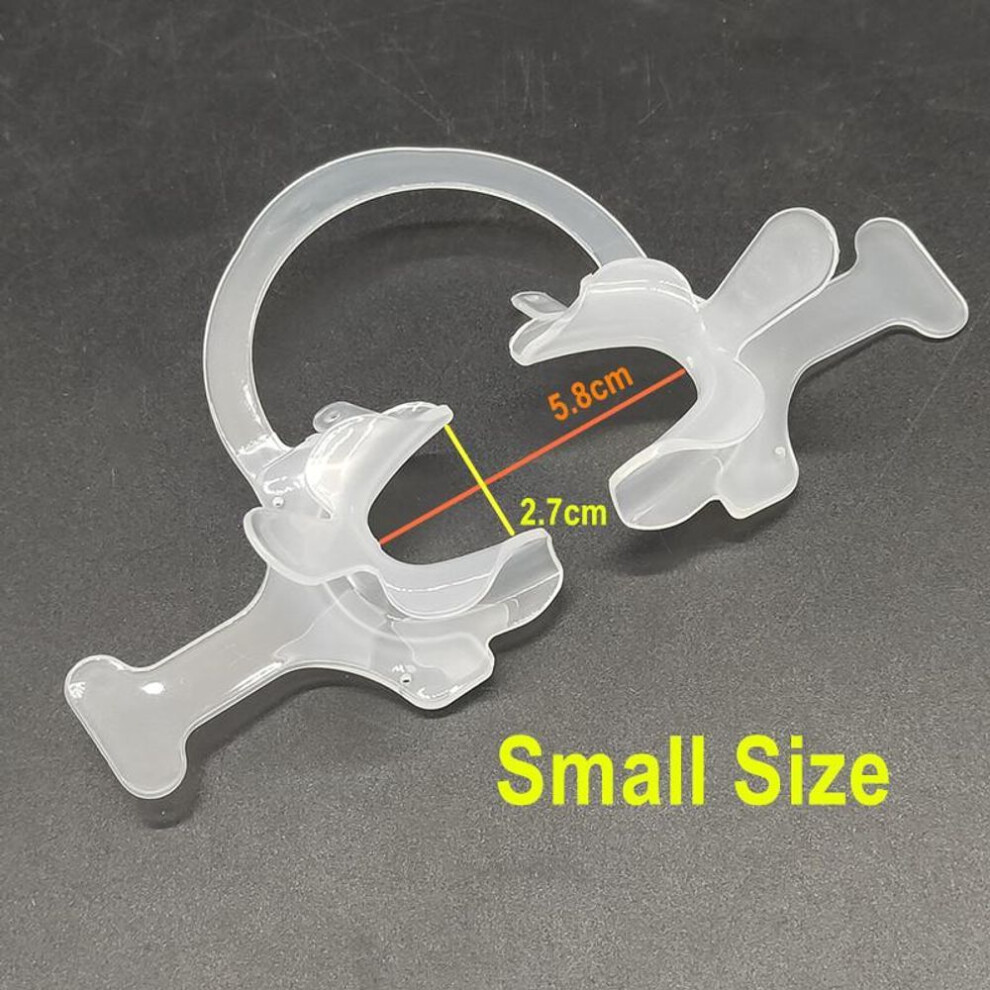(2 pieces Small) Dental Orthodontic C Type Tooth Intraoral Lip Cheek Retractor Mouth Opener Orthodontic Material Teeth Whitening Tool