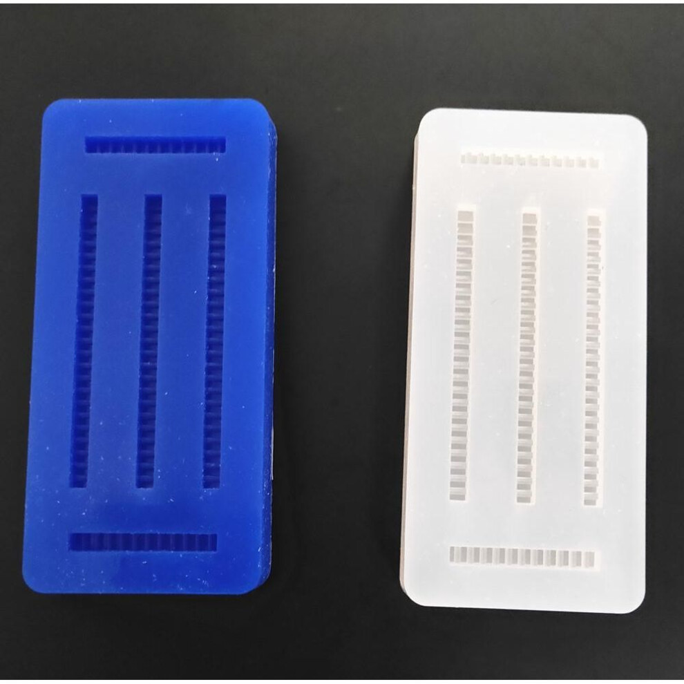 (2 pieces mixed DE) Dental Lab Tool Silicone Rubber Wax Rim Mold Bite Block Individual Tray Implant Molding Mould Dentist Tools