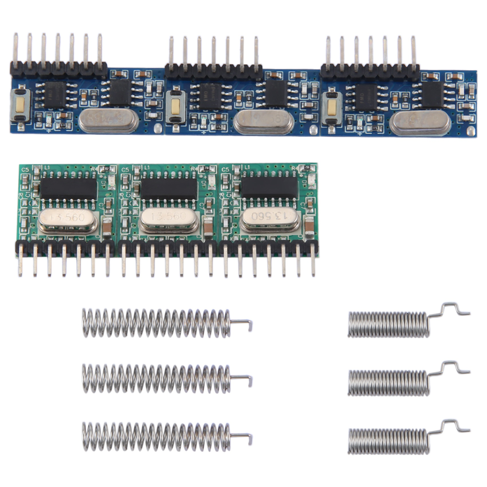 Module émetteur et récepteur RF sans fil RX480E-4WQB 433 MHz 3 jeux Kit de liaison de sortie 4 canaux pour télécommande