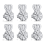 3-Pairs Earring Backs,Earring Backs Lifter(Silver) 1