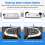 Chrome Multifunctional Steering Wheel Button Key Volume Button 7