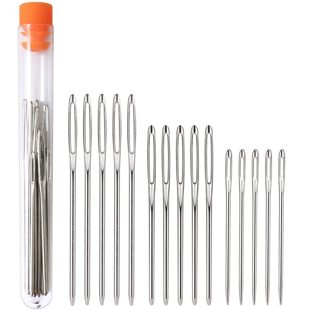 Neznačkové Darning Needle Big Eye Sewing Needle In Transparent Tube
