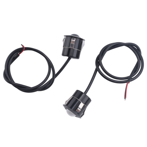 2pcs LED Eagle Eye Backup Light White Light 9W black 1