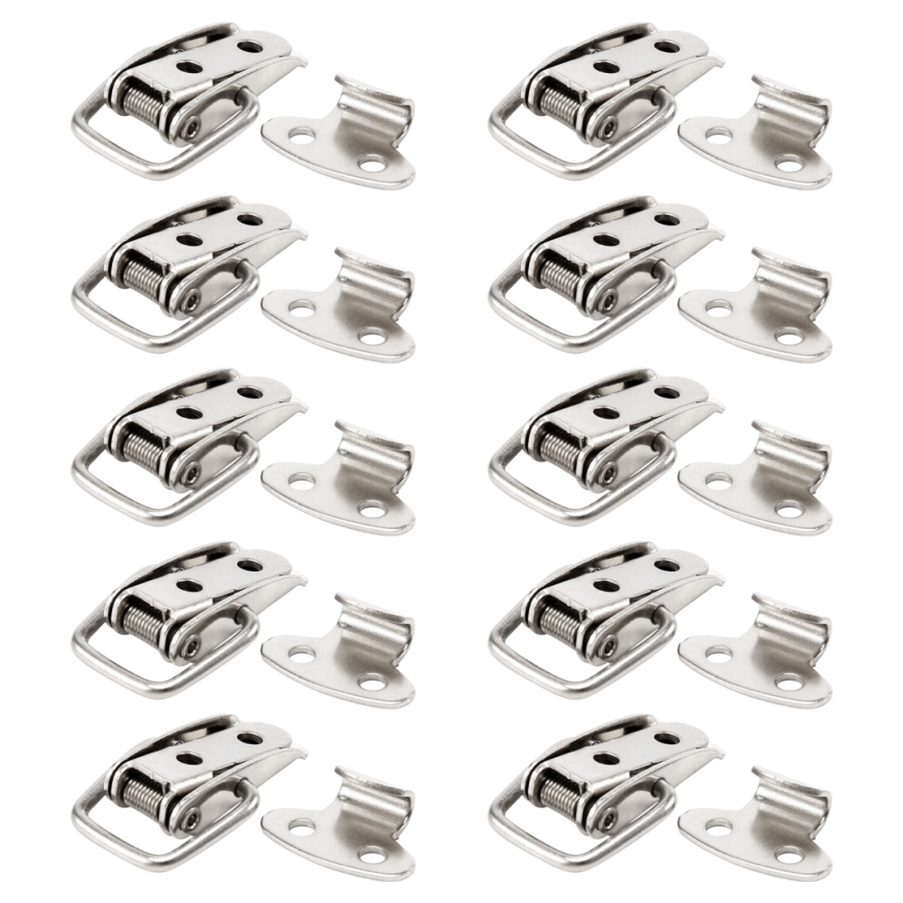 Cabinet Spring Loaded Iron Straight Loop Toggle Latch 45Mm Length 4762215925092