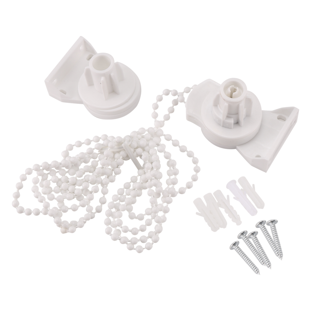 Kit de fixations pour stores enrouleurs, supports pour stores enrouleurs avec chaîne perlée, accessoires pour enrouleur de rideau pour remplacement
