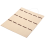 Organizer per occhiali da sole, 15 scomparti, beige e marrone 2