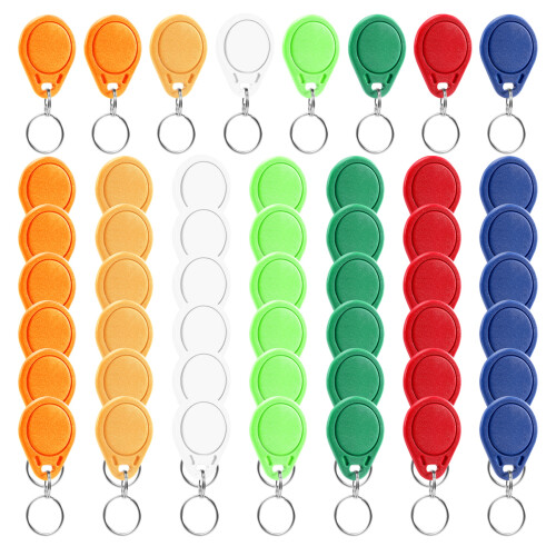 50 τεμάχια UID 13.56MHz Block 0 Sector Writable IC Card Keyfobs Key Tags 1