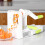 4 Blade Vegetable Spiralizer Folding Veggie Pasta & Spaghetti Potato 4