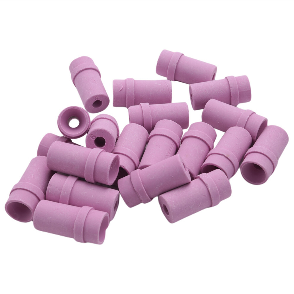 Lot de 20 buses de sablage en céramique pour siphon d'air, outils de sablage, pièces de sablage, buse en céramique (6 mm)