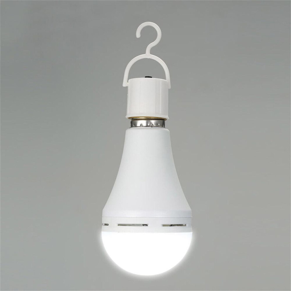 (white, 2pcs) Multifunctional Rechargeable 12w Emergency Led Light Bulbs Bright Outdoor Hanging Lamp Lights
