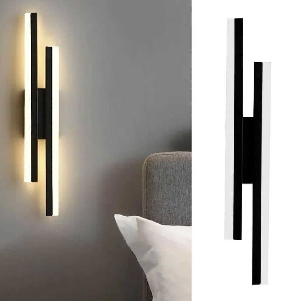 (black, 3pcs) LED Wall Lamp, Modern And Fashionable Living Room, Bedroom, Bedside Lamp,  Staircase And Aisle Lamp