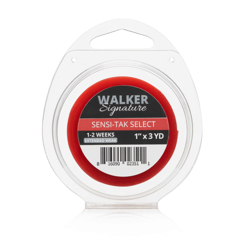 Walker Tape Co Walker Signature Sensi-Tak Select Double Sided Tape Roll - 1" X 3 Yds Red,Clear