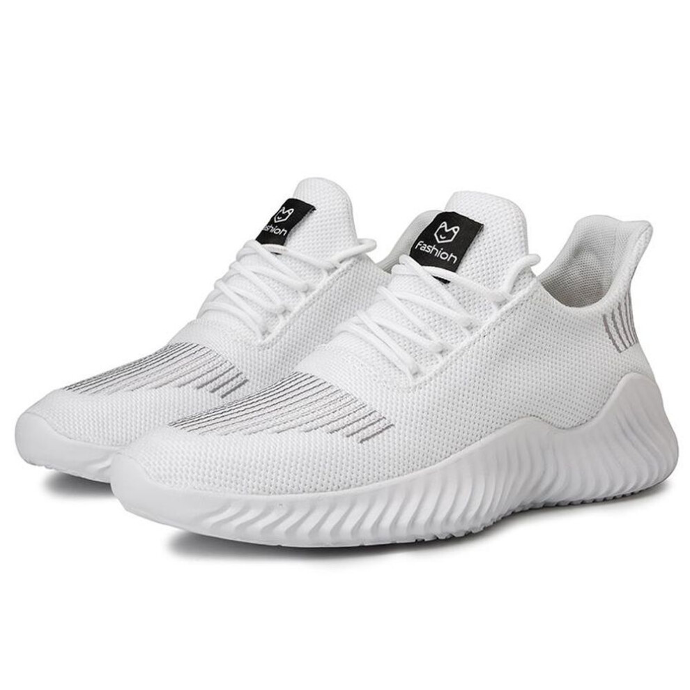 (white, 44) Tuinanle Mens Shoes Breathable Athletic Sneakers Outdoor Sports Running Shoes Women&apos;s Gym Trainers 39-47