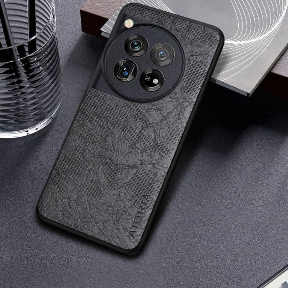 (, Oneplus 12R) Case For Oneplus 12R 12 5G Business Wind Cortex Pattern Leather Cover For Oneplus 12 12R Case Grey 8116572305886