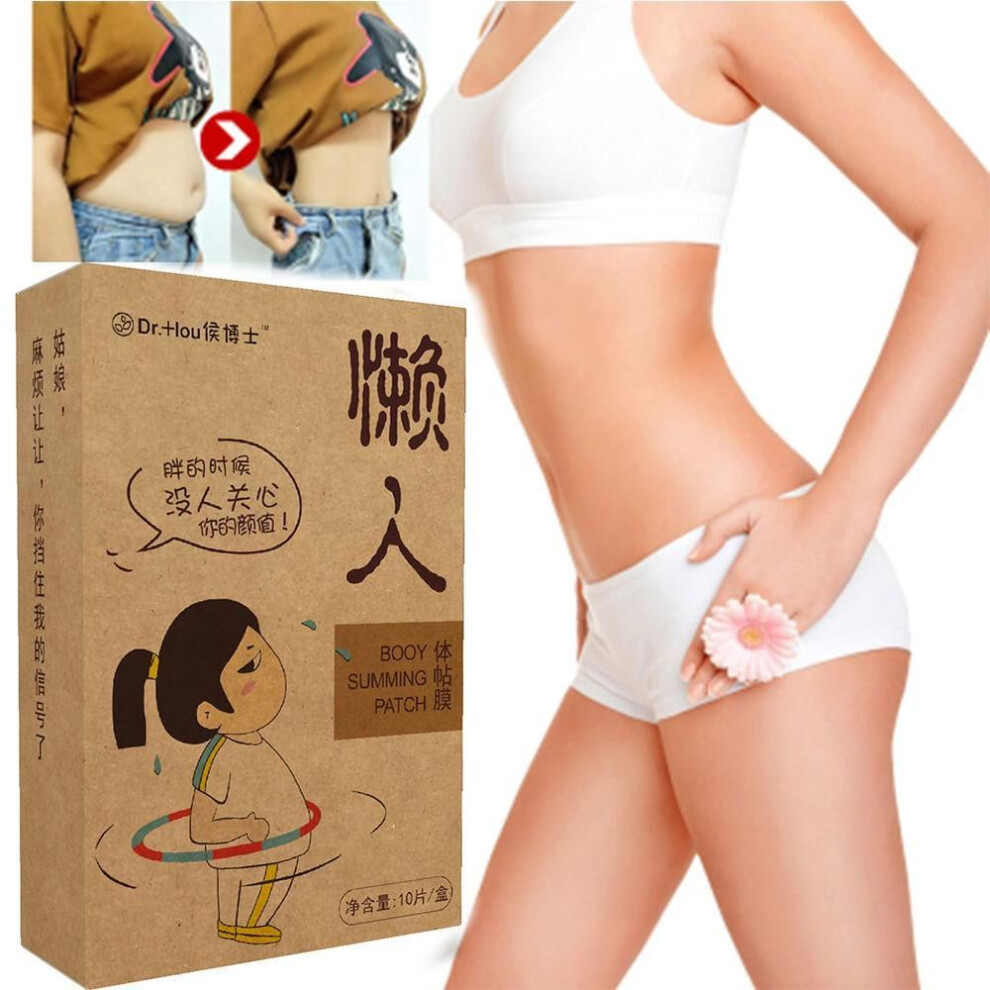 (one size) Puntos  Slimming Patches Waist Belly Navel Fat Burning Weight Loss Thin Stickers