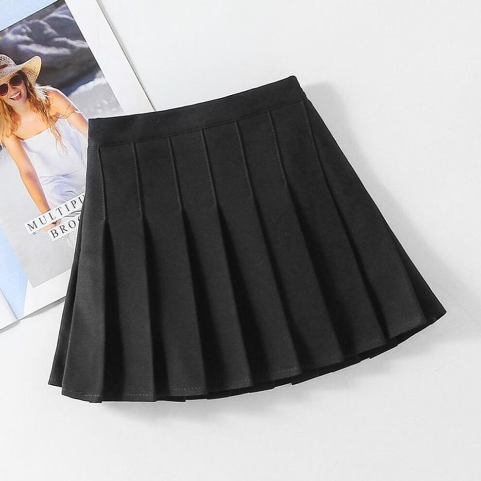 (black, 120) Baby Toddler Children Clothing School Plaid Girls Skirt Bottoming Princess Pleated Skirts Kids Short Skirt Summer Child Clothes