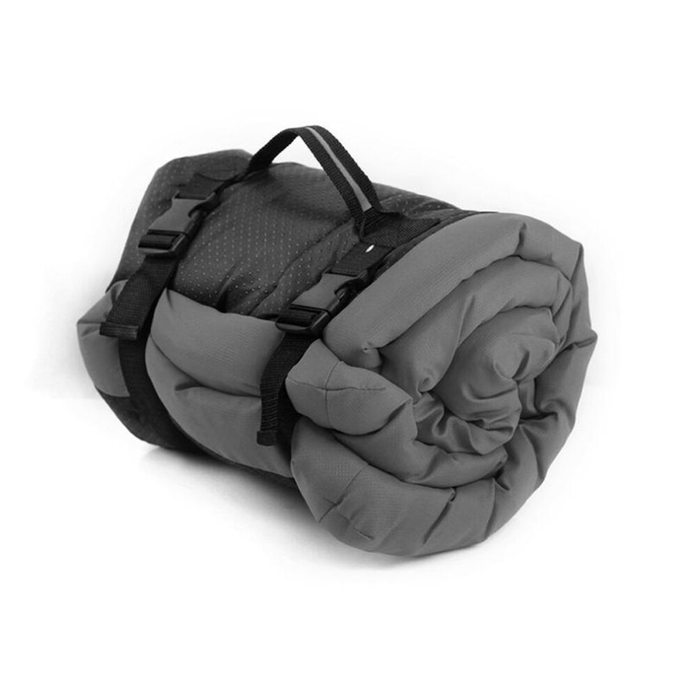 (grey) Portable Big Dog Bed Foldable Puppy Kennel Sofa Bench Cushion Waterproof Outdoor Pet Couch Mat Beds For Small Dogs