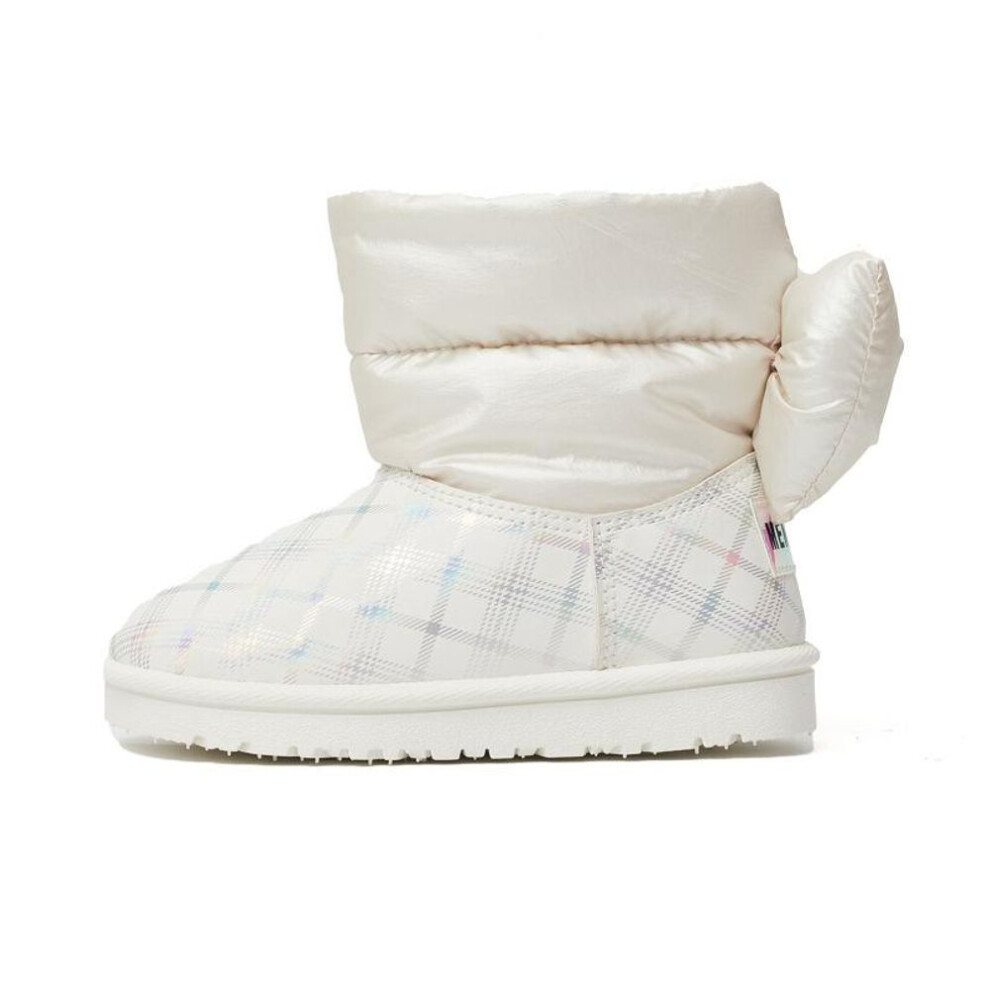 (white, 31) Kids Snow Boots Warm Baby Winter Waterproof Boots Girls Shoes Boys Ankle Boots Child Winter Casual Shoes