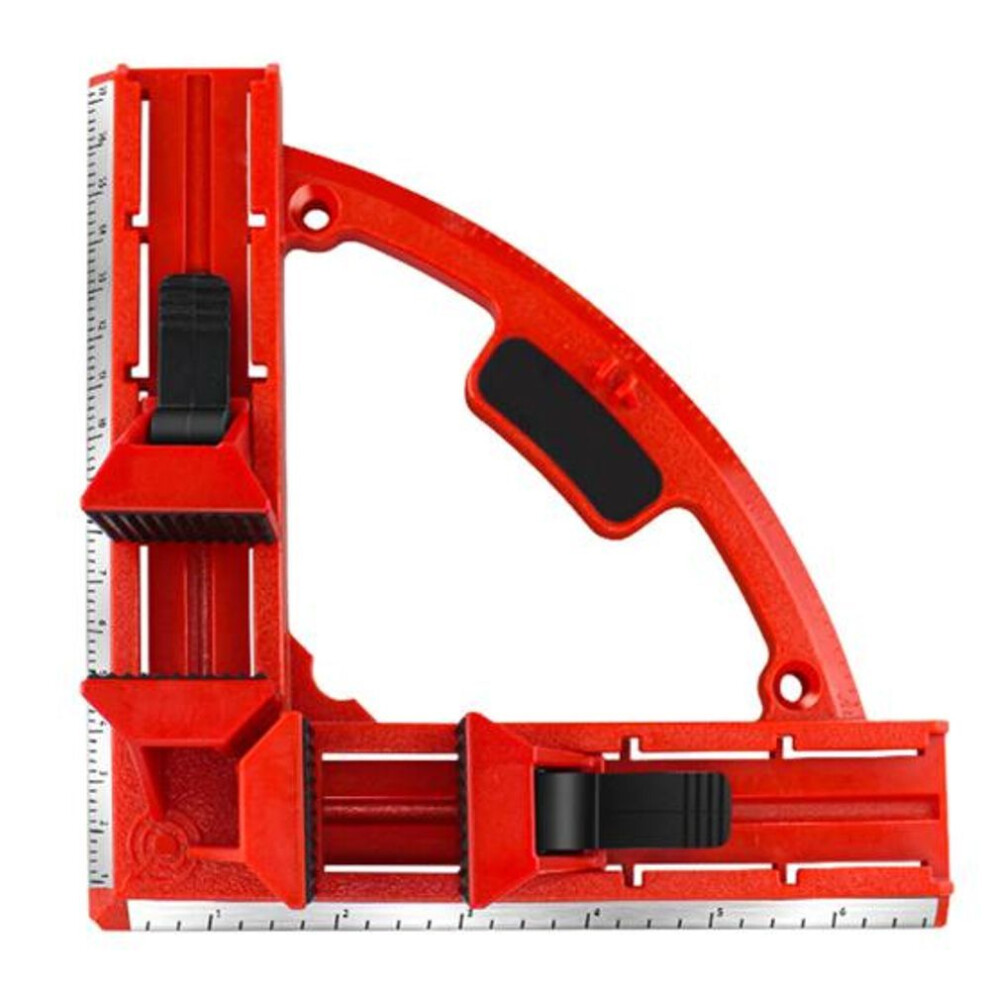 Adjustable 90 Degree Angle Clamp Firmly Clamped Multi-angle Metric/Imperial Multifunctional Right Angle Clip Woodworking