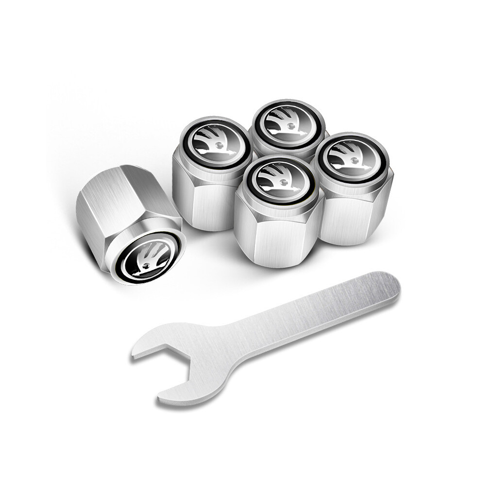 (4Pcs For Skoda) Car Tyre Wheel Valve Cap Cover Auto Replacement-image-OPC-PG2HCJM-NEW