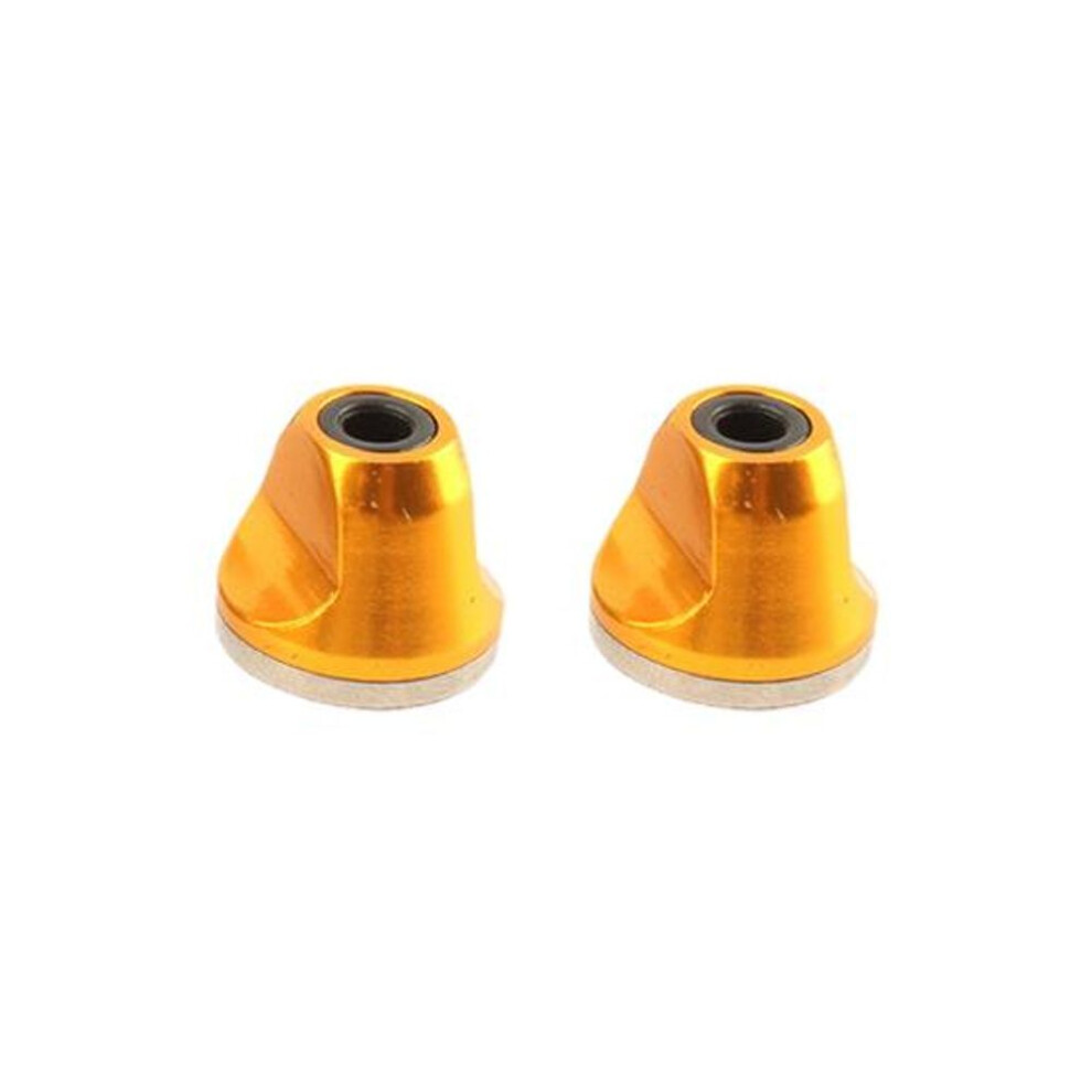 (golden) 2pcs Bicycle Hub Nut Anti-oxidation Fade-less Bike Parts Anti-slip Bike Hub Nut For Bicycle