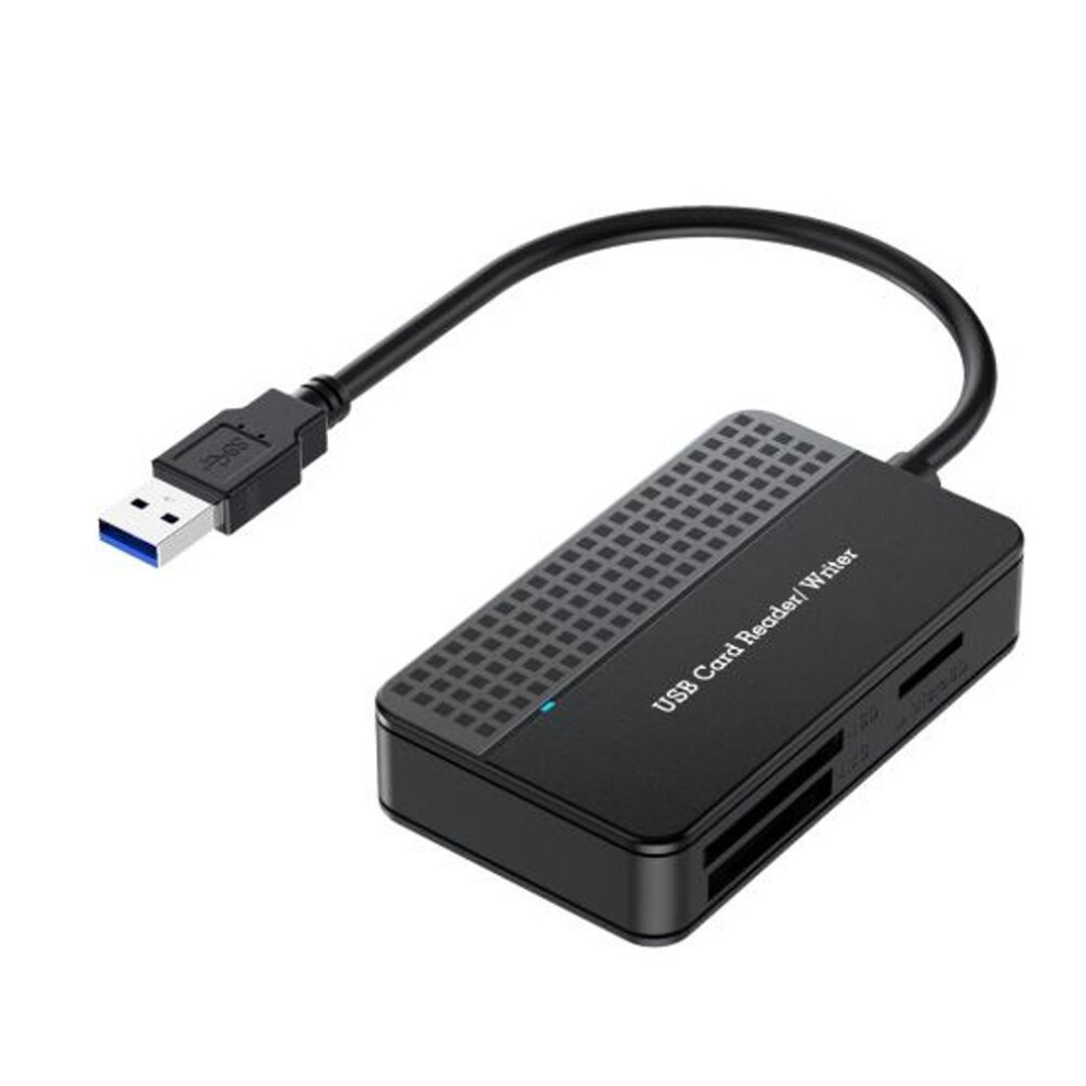 (1) Usb 3.0 Type C 4 In 1 Camera Card Reader Plug And Play Memory Smart Card Reader Supports Sd Tf Cf Ms Compact Flash Card Adapter For Laptop