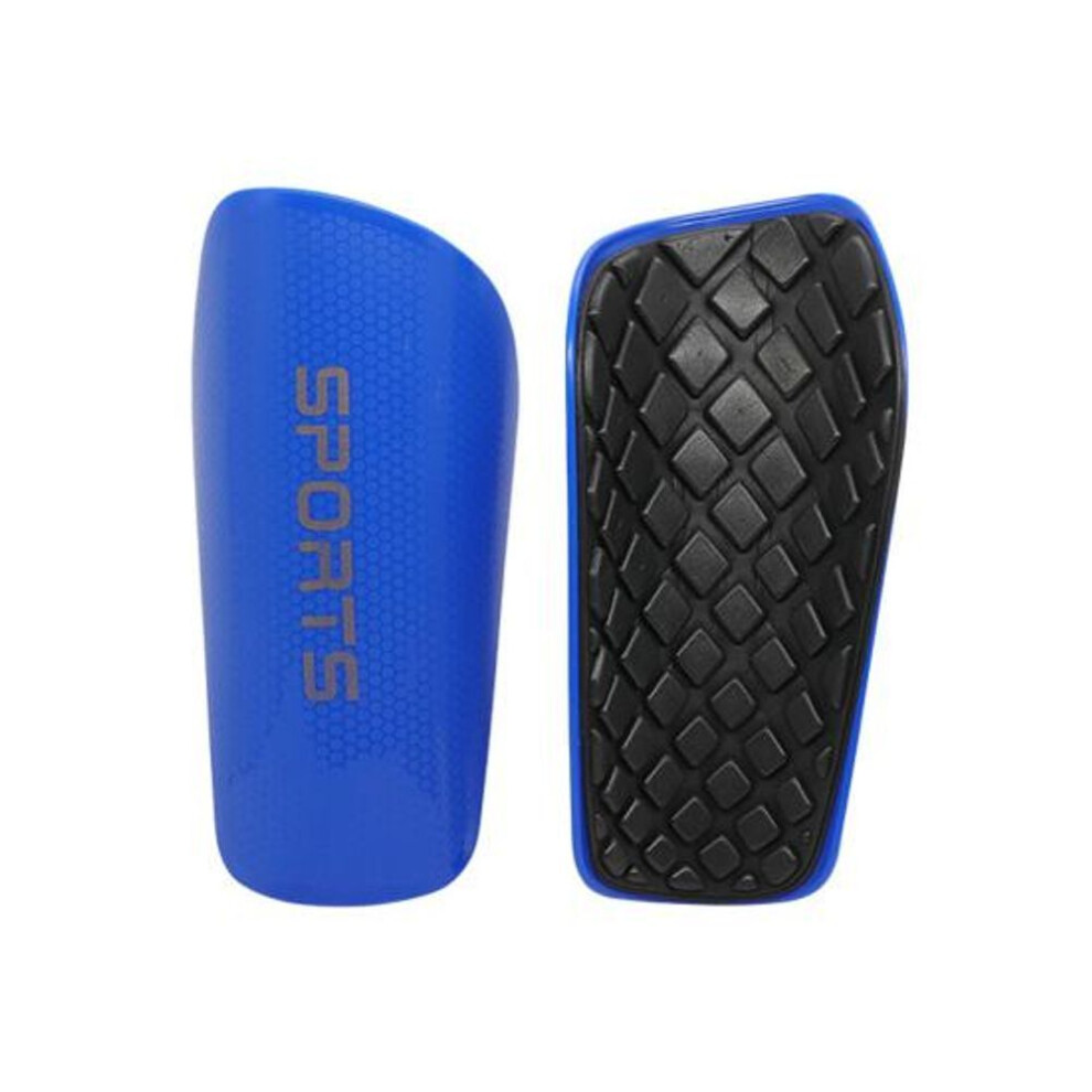 (blue, M) 1 Pair Football Shin Pads Shockproof Feet Protection Soft Elastic Thickened Shell Soccer Shin Guards Long Socks Insert Shin Sleeves