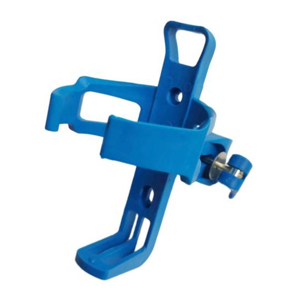 (blue) Universal Cup Holder Stable Ultralight 90-Degree Rotation Simple Installation Bottle Organizer Motorcycle Water Bottle Bracket