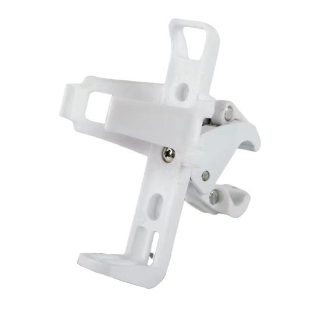 (white) Universal Cup Holder Stable Ultralight 90-degree Rotation Simple Installation Bottle Organizer Motorcycle Water Bottle Bracket
