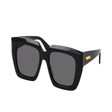 Bottega Veneta - BV1030SA 001 Schwarze & Graue Sonnenbrille